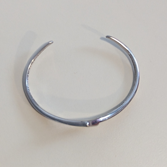 Sterling Silver Zuni Cuff Bracelet with Channel Set Crushed Turquoise and Coral - Picture 2 of 7